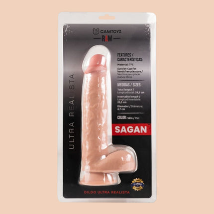 Dildo ultra realista Sagan 19 cm  Camtoyz