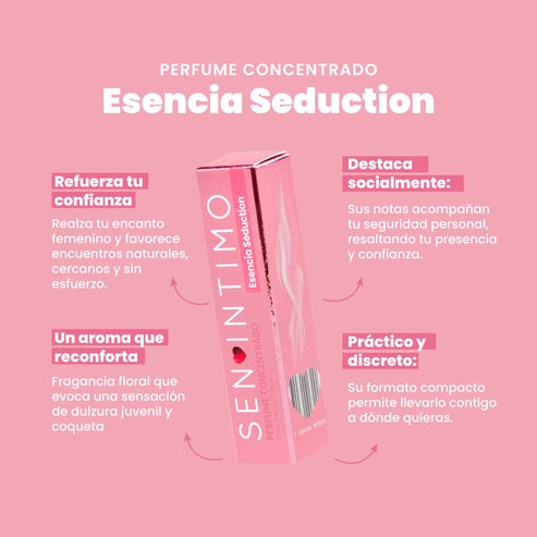 Perfume para mujer esencia Seduction x 10ml