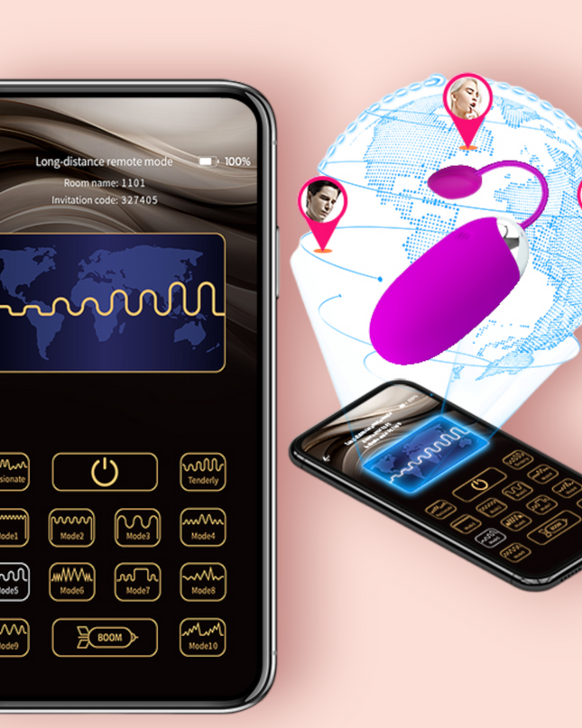 Huevo Vibrador con APP Abner