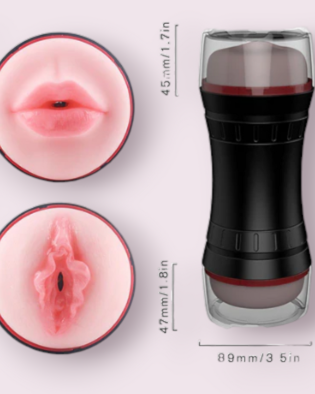 Masturbador Doble Polaris Shande