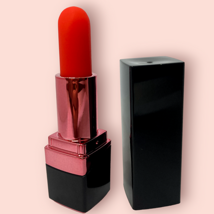 Labial Vibrador Recargable Negro Lilo