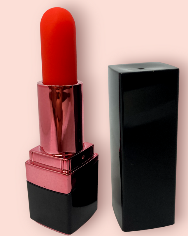 Labial Vibrador Recargable Negro Lilo
