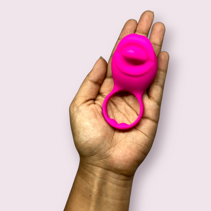 Anillo Vibrador Tongue Recargable