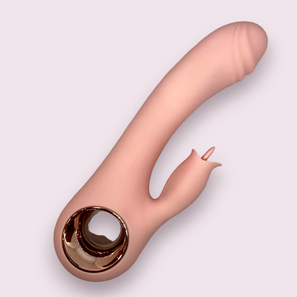 Vibrador Doble con lengua y calefaccion Lilo