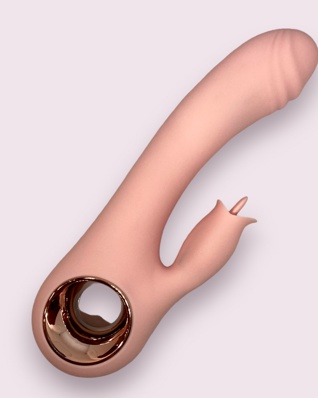 Vibrador Doble con lengua y calefaccion Lilo