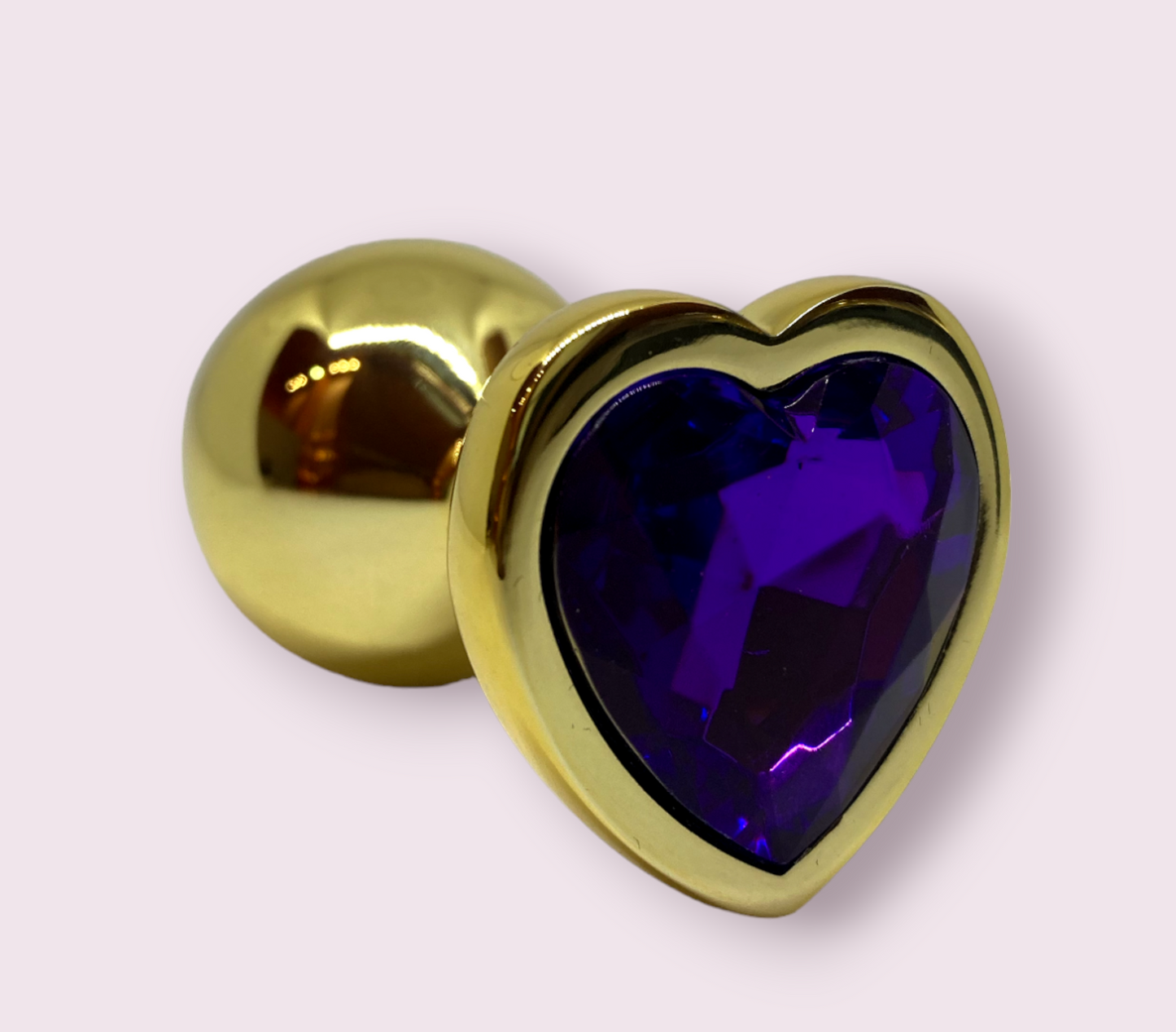 PLug Anal Dorado Corazon