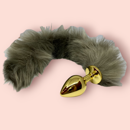 Cola de Zorro Plug Dorado