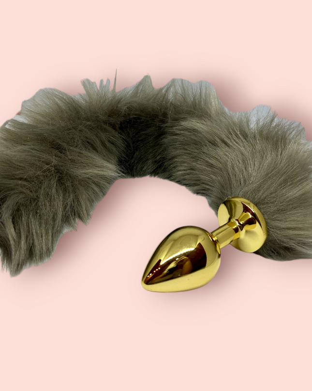 Cola de Zorro Plug Dorado