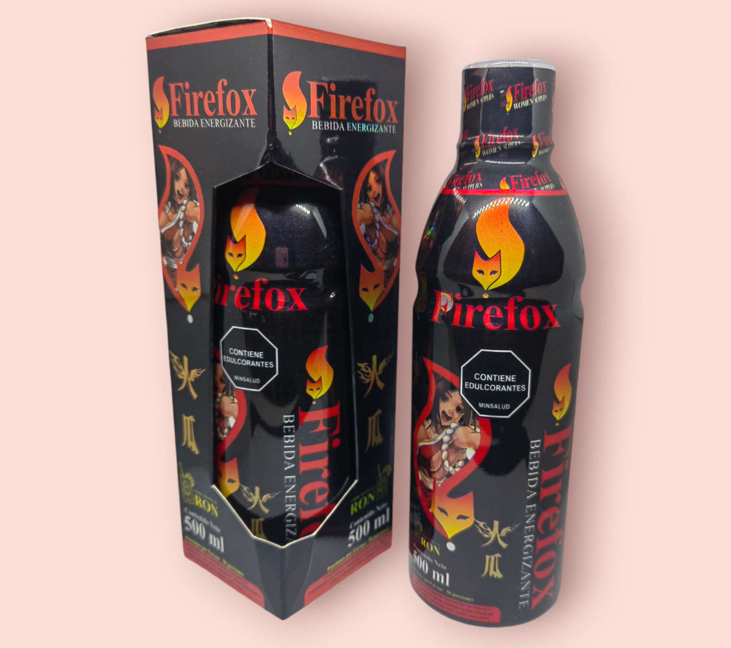 Energizante Firefox 500 ml para mujer