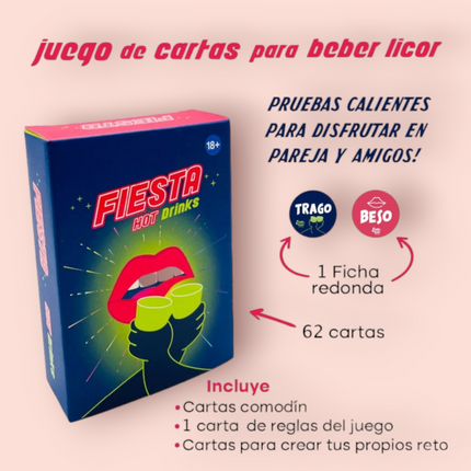 Juego de Cartas Fiesta Hot Drinks