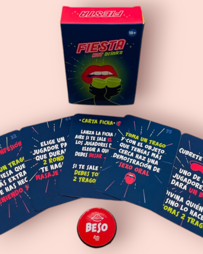 Juego de Cartas Fiesta Hot Drinks