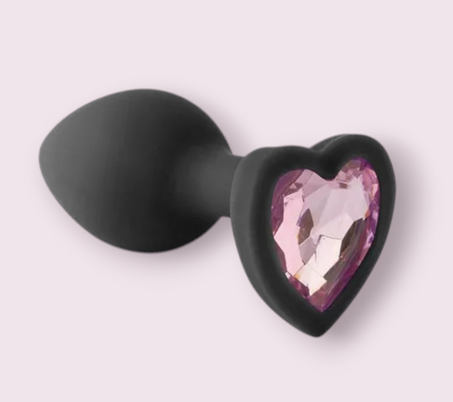 Plug Anal Corazón Silicona Talla M