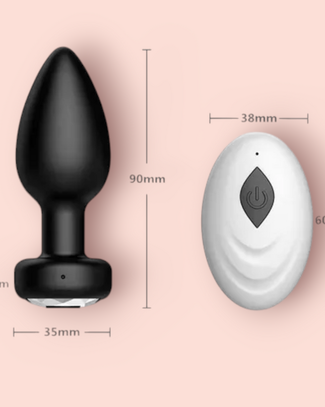 Vibrador Plug Anal Con Control