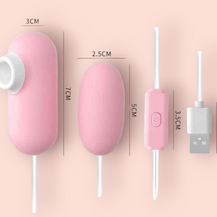 Huevo Vibrador Mini Placer 2 en 1 Lilo