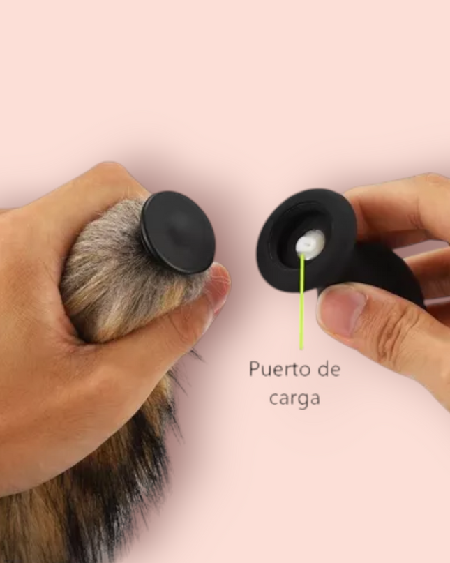 Plug Cola De Zorro Con Vibración