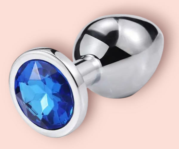 Plug Anal Diamante Azul Melojena Plug Anal Diamante Azul Melojena