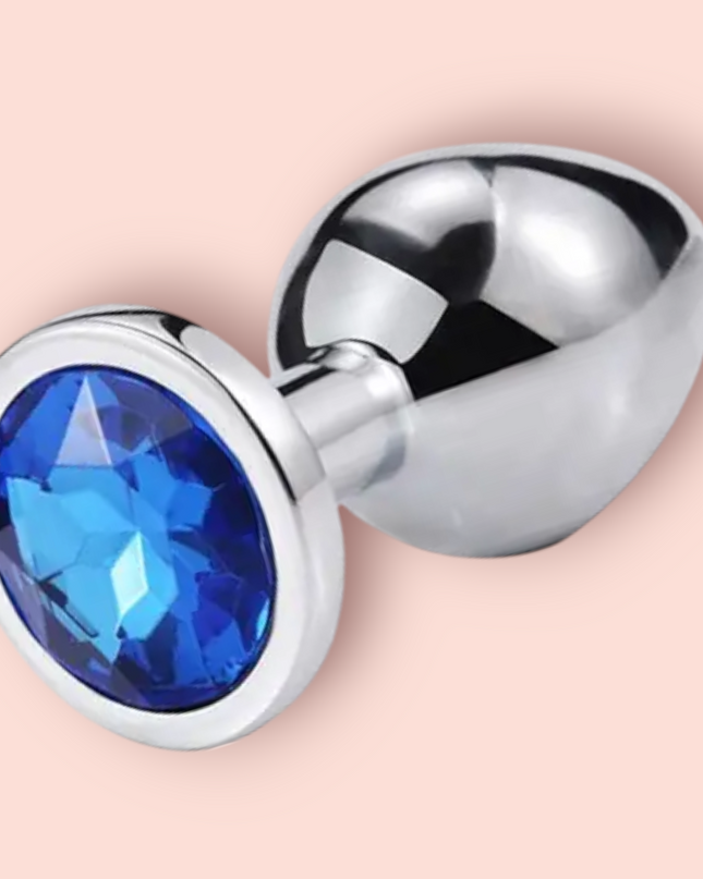 Plug Anal Diamante Azul