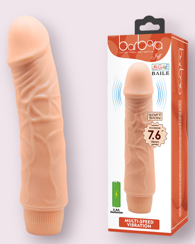 Vibrador Barbara Jeff 19cm