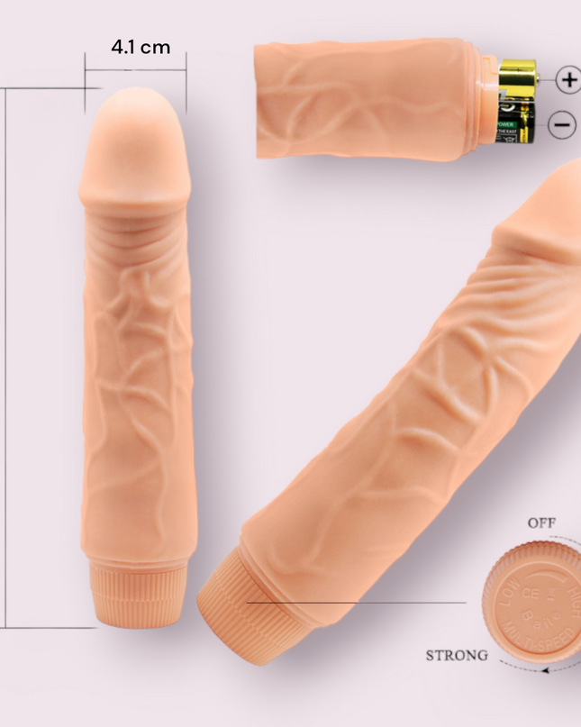 Vibrador Barbara Jeff 19cm