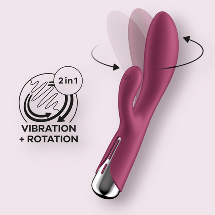 Vibrador Satisfyer Rotador  Spinning Rabbit 1