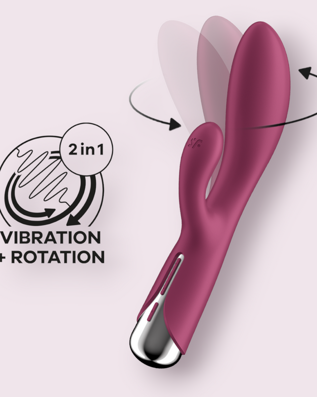Vibrador Satisfyer Rotador  Spinning Rabbit 1