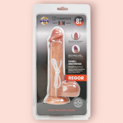 Dildo Ultrarealista Eyaculador Regor 22CM