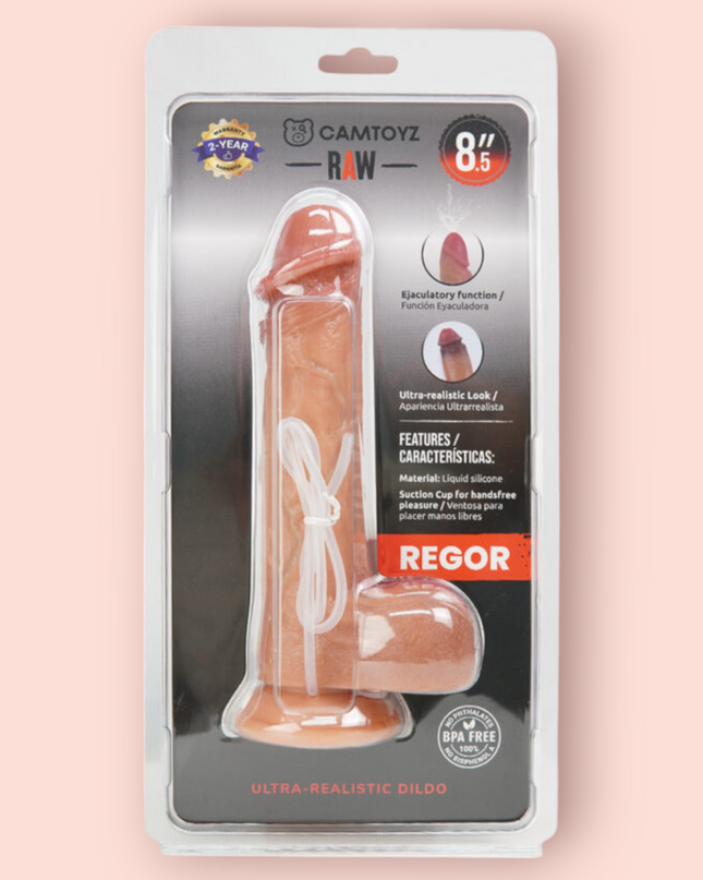 Dildo Ultrarealista Eyaculador Regor 22CM