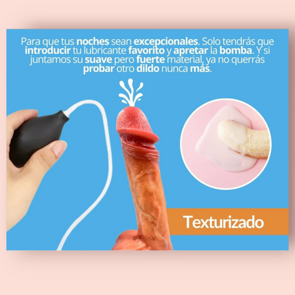 Dildo Eyaculador Lorenzo 21.4CM