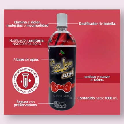 Lubricante Anal Desensibilizante 1000 ml