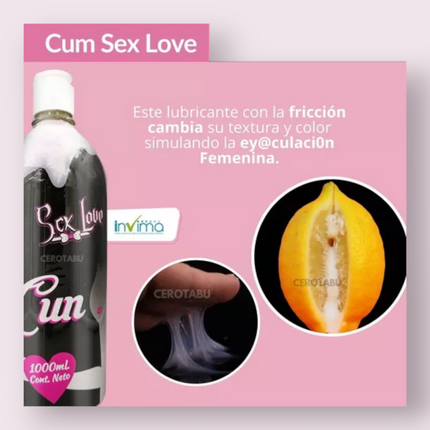 Lubricante Intimo Cum 1000 ml