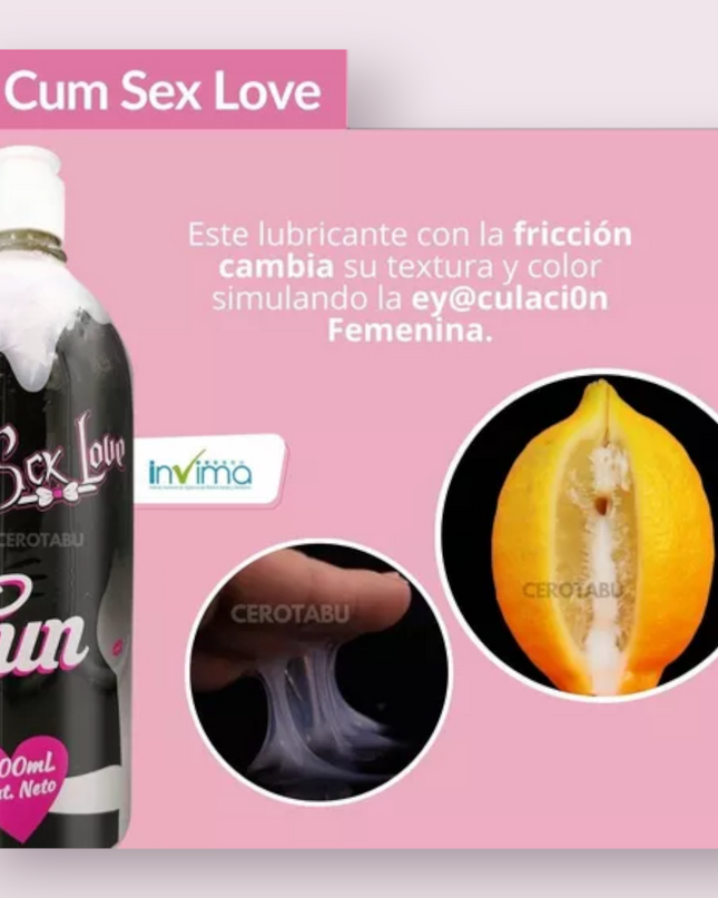 Lubricante Intimo Cum 1000 ml