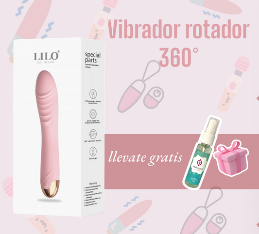 Vibrador Rotador 360° we love 19 cm Lilo