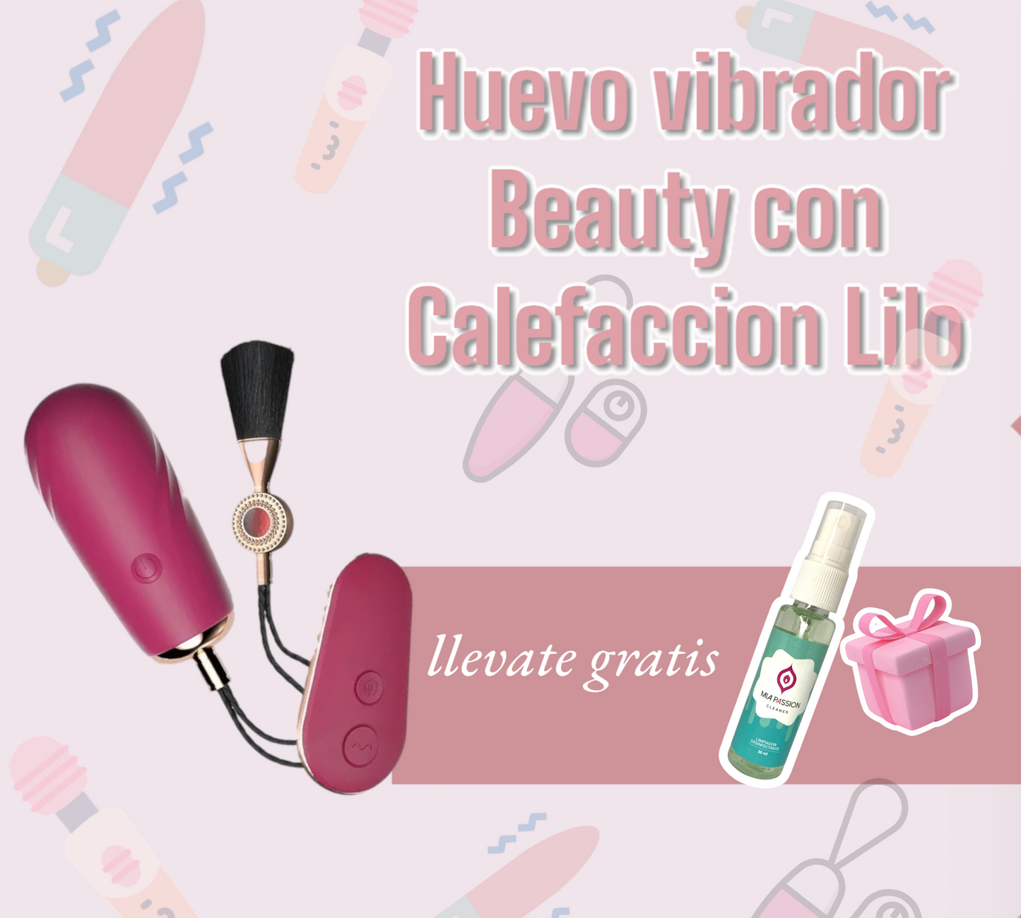 Huevo vibrador Beauty con Calefaccion Lilo