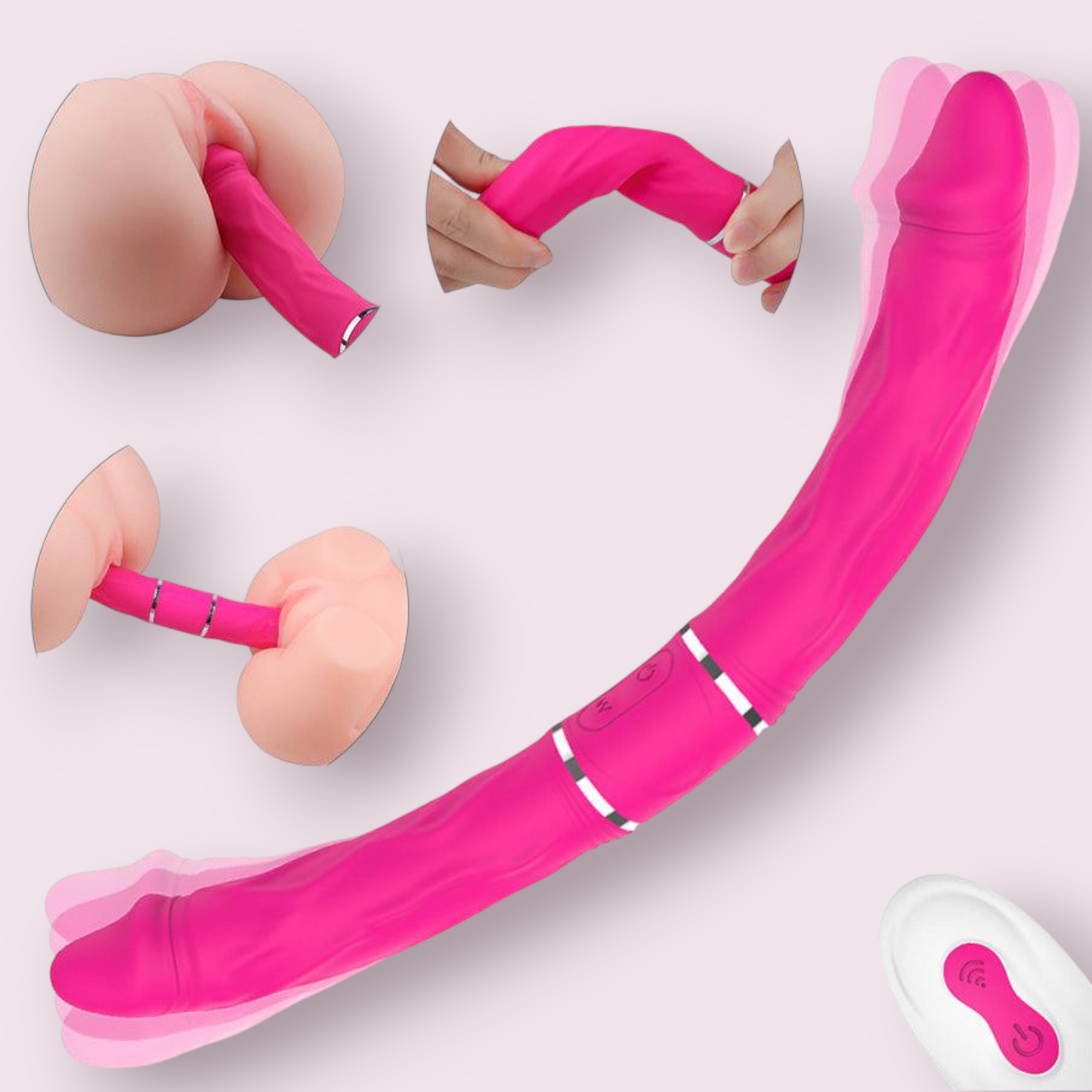 Vibrador Doble Penetración Cici Shande