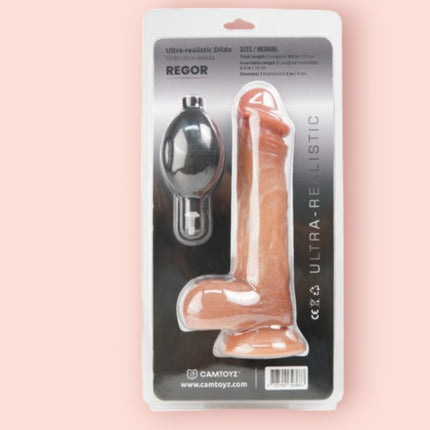Dildo Ultrarealista Eyaculador Regor 22CM