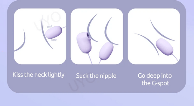 Huevo Vibrador con Succionador Magic Box Lilo