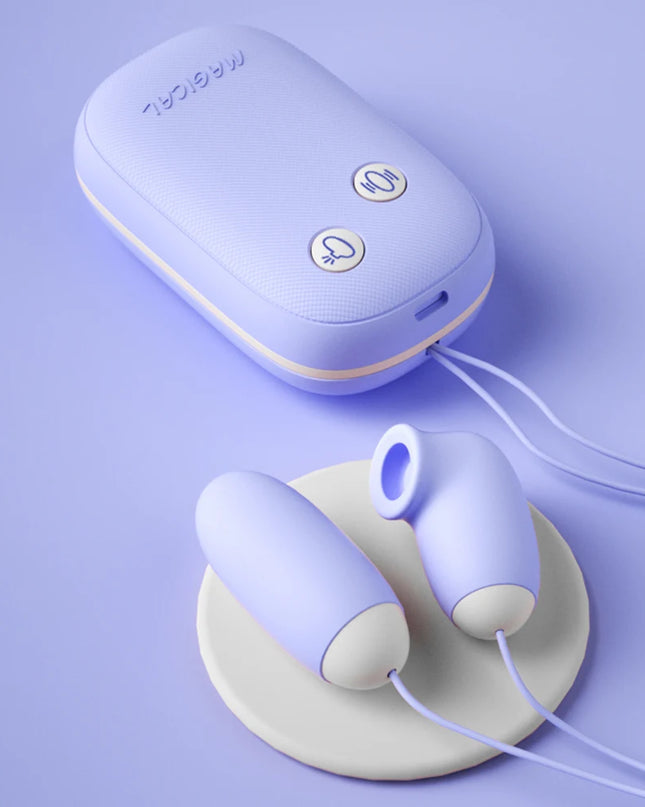 Huevo Vibrador con Succionador Magic Box Lilo