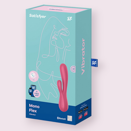 Vibrador Satisfyer Mono Flex con APP Rojo