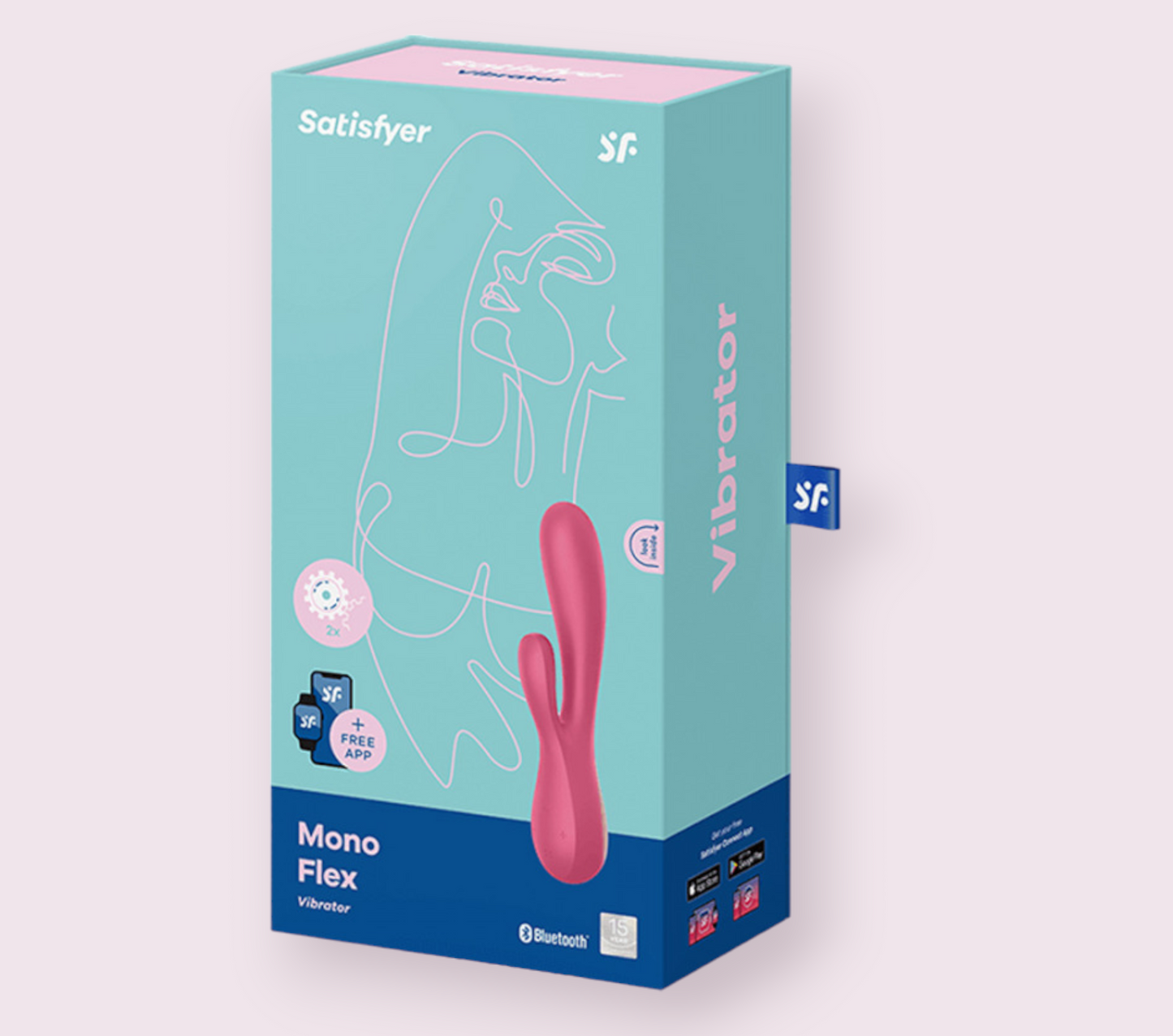 Vibrador Satisfyer Mono Flex Blanco con APP