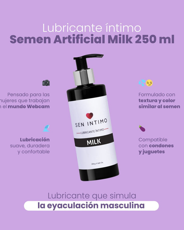 Lubricante Milk Semen Artificial 250 ml