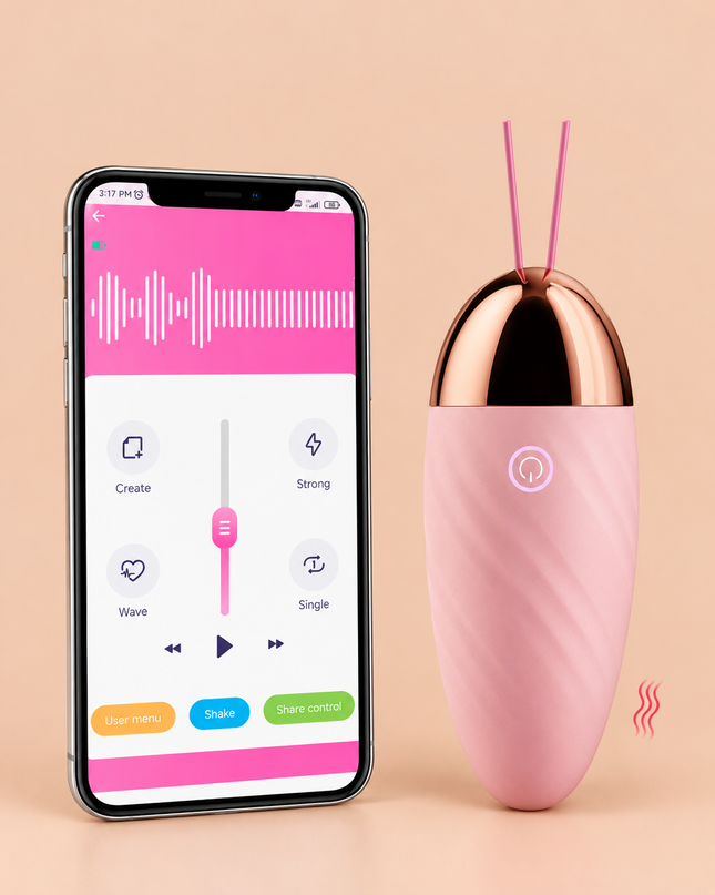 Huevo Vibrador Con Aplicacion Lilo