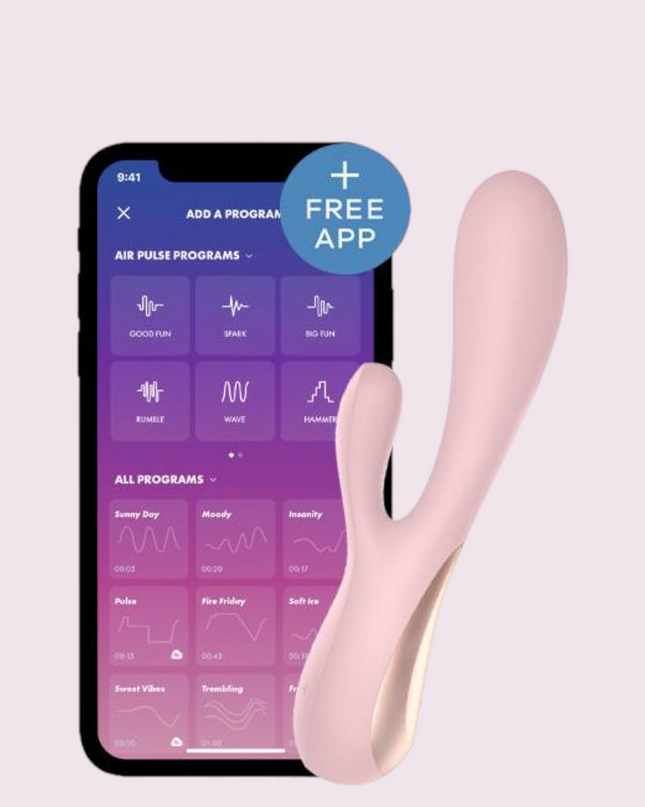 Vibrador Satisfyer Mono Flex con APP Rojo