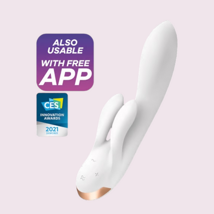 Vibrador Satisfyer Double Flex con App Negro