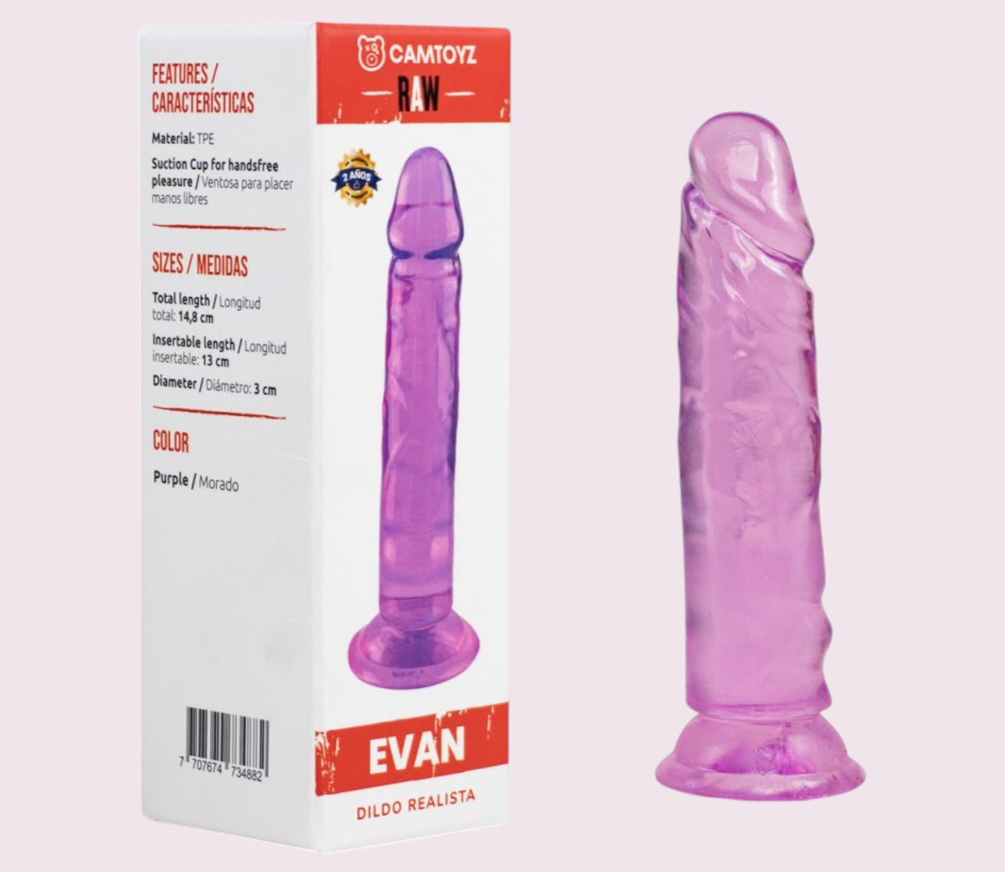 Dildo Evan 14 cm