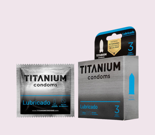 Condon Titanium Lubricado x3