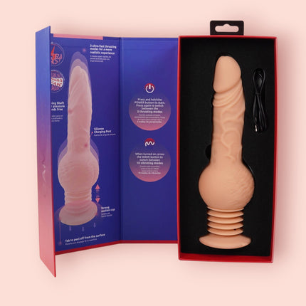 Vibrador Impulsor Realista Velosten 23CM