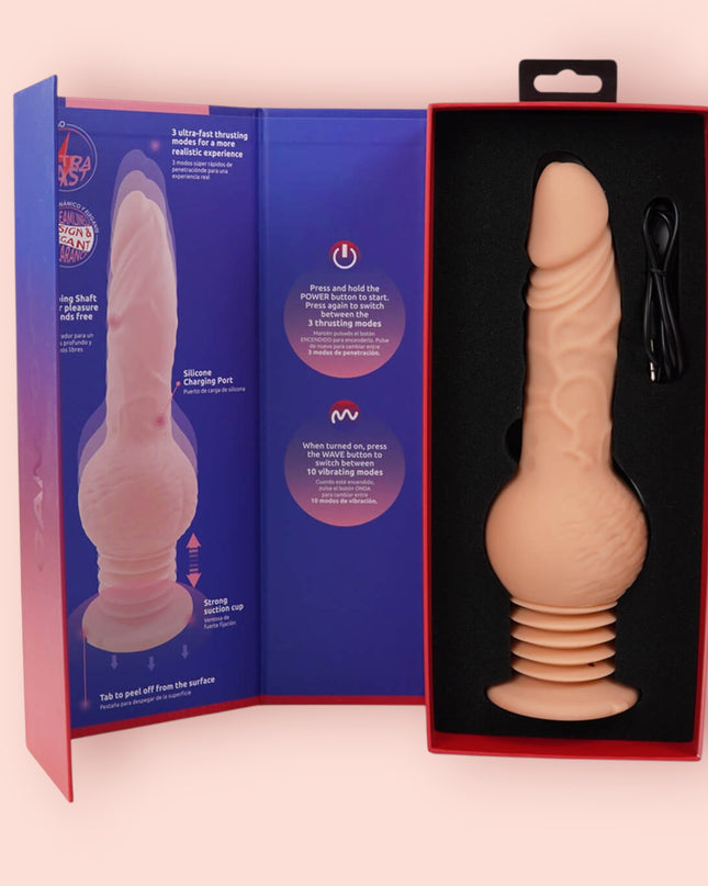 Vibrador Impulsor Realista Velosten 23CM