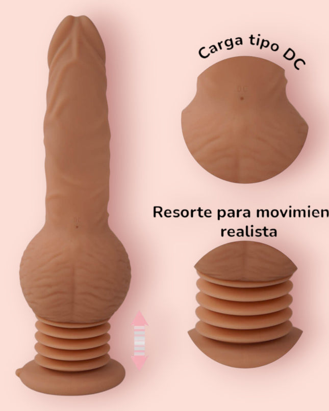 Vibrador Impulsor Realista Velosten 23CM