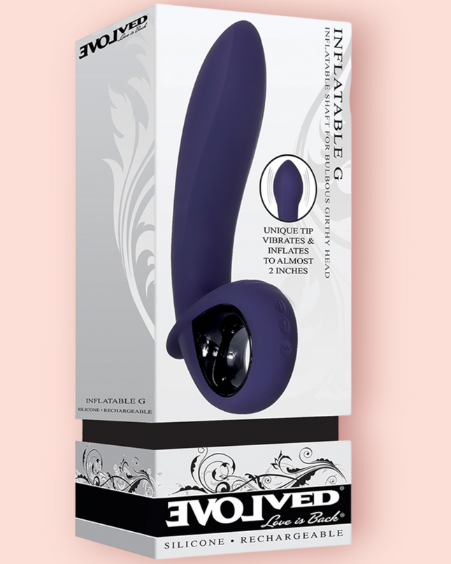 Vibrador Anal/ Vaginal Inflable