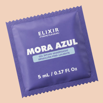 Sachet Gel Íntimo Saborizado Mora Azul Elixir